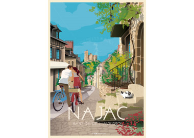 Affiche DOZ Najac Bastide