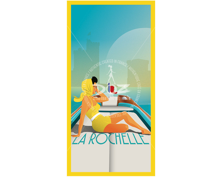 Carte postale La Rochelle - Les 2 tours