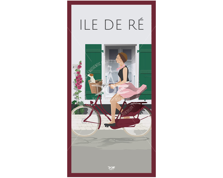 Postcard - Ile de Ré - Bike Postcard - Ile de Ré - Bike