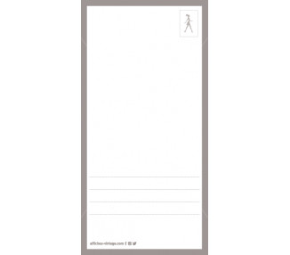 Carte postale - Ile de Ré - Scooter