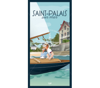 Carte postale - St Palais Sur Mer - Voilier