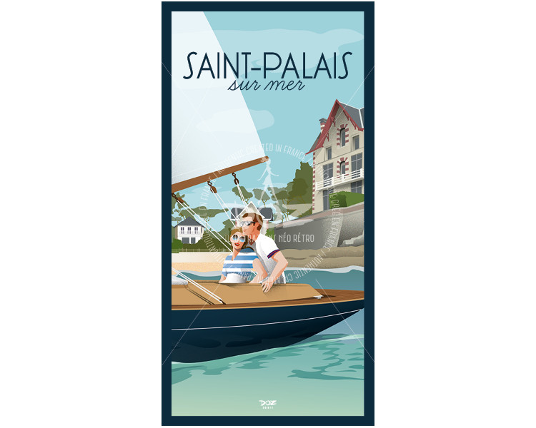 Carte postale - St Palais Sur Mer - Voilier Carte postale - St Palais Sur Mer - Voilier