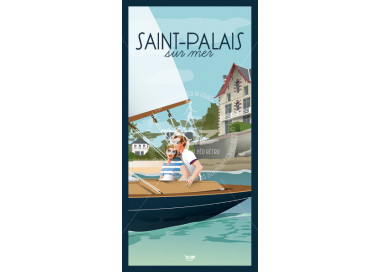 Carte postale - St Palais Sur Mer - Voilier