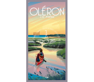 Postcard - Ile d'Oléron - the marshes