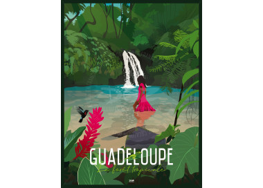 Affiche DOZ La Guadeloupe - la Forêt Tropicale