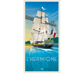 Carte Postale - L'Hermione
