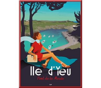 Magnet l'Ile d'Yeu - Le port de la Meule