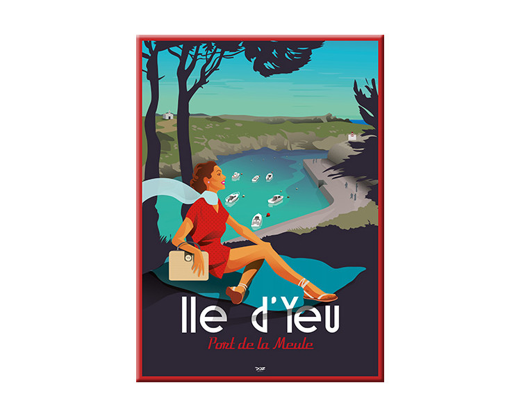 Magnet l'Ile d'Yeu - Le port de la Meule