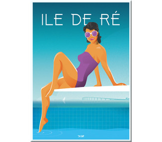 Magnet - Ile de Ré - La piscine plongeoir