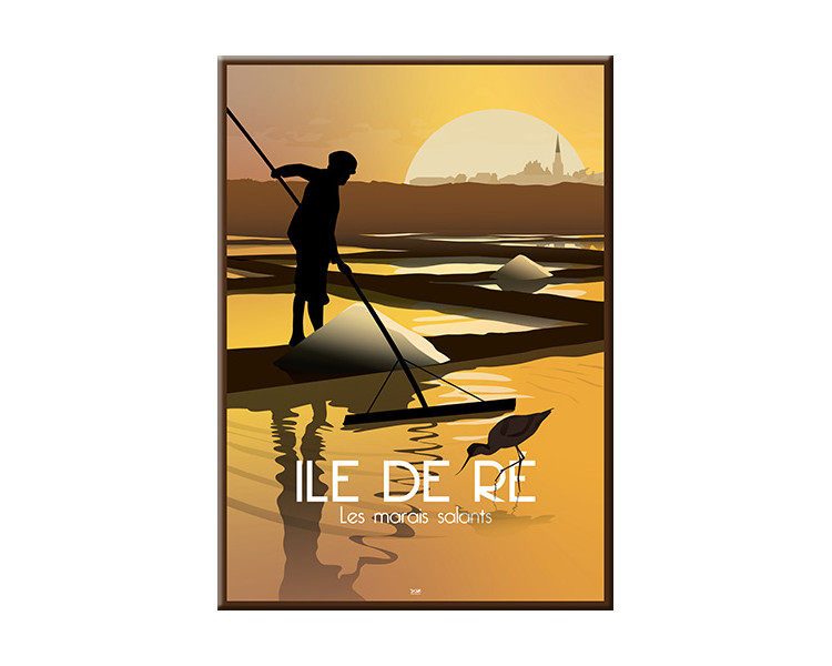 Magnet Ile de Ré - Les Marais Salants Magnet Ile de Ré - Les Marais Salants