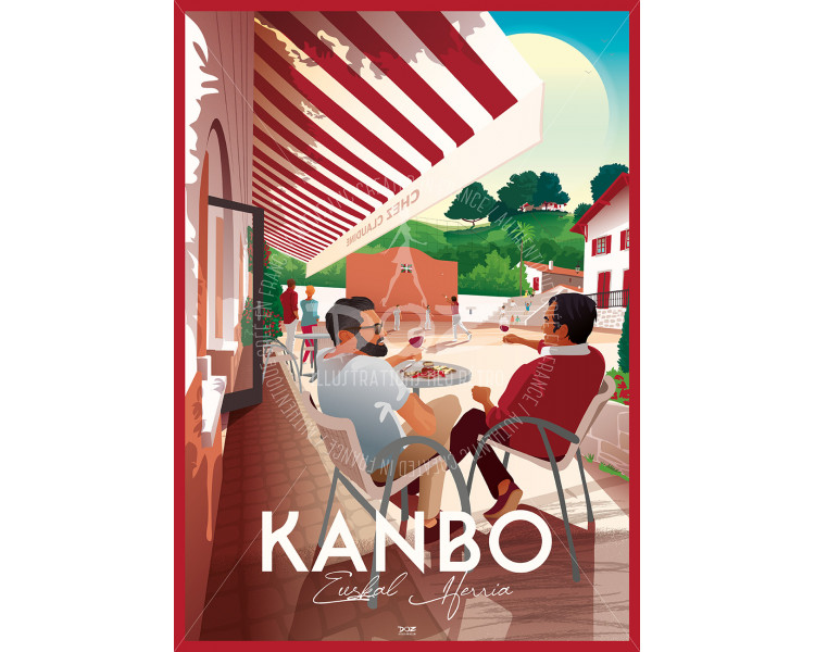 Affiche DOZ - Cambo les Bains - le fronton