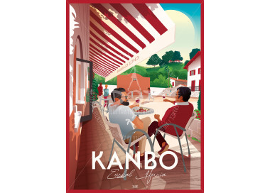 Poster DOZ - Cambo les Bains - the pediment