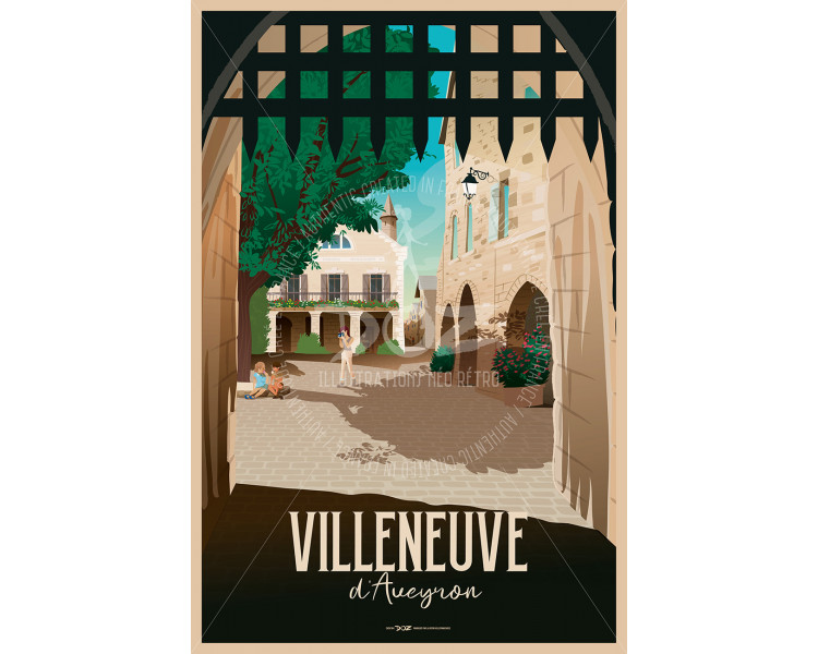 Affiche DOZ Villefranche-de-Rouergue