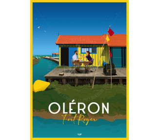 Affiche DOZ Ile d’Oléron- Fort Royer