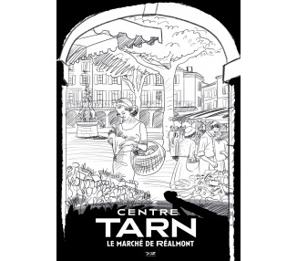 Affiche DOZ - Le marché de Réalmont - Centre Tarn