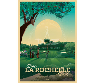 Affiche Golf La Rochelle Sud