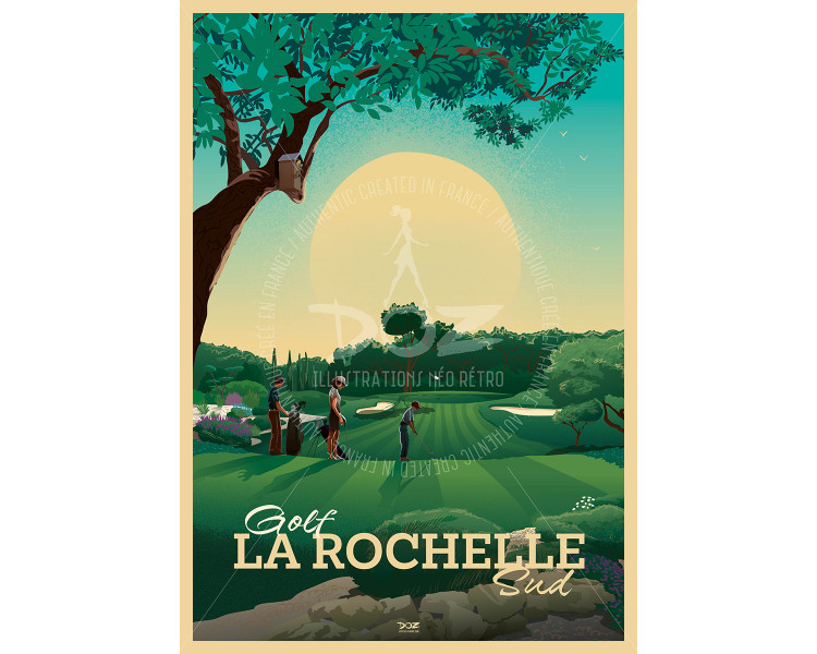 Affiche Golf La Rochelle Sud