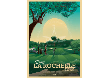 Affiche Golf La Rochelle Sud