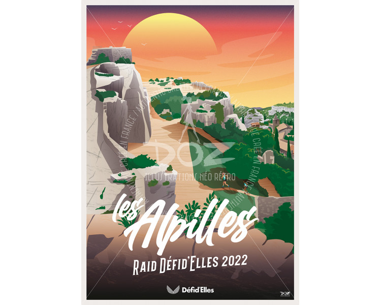 Affiche DOZ - Les Alpilles Affiche DOZ - Les Alpilles