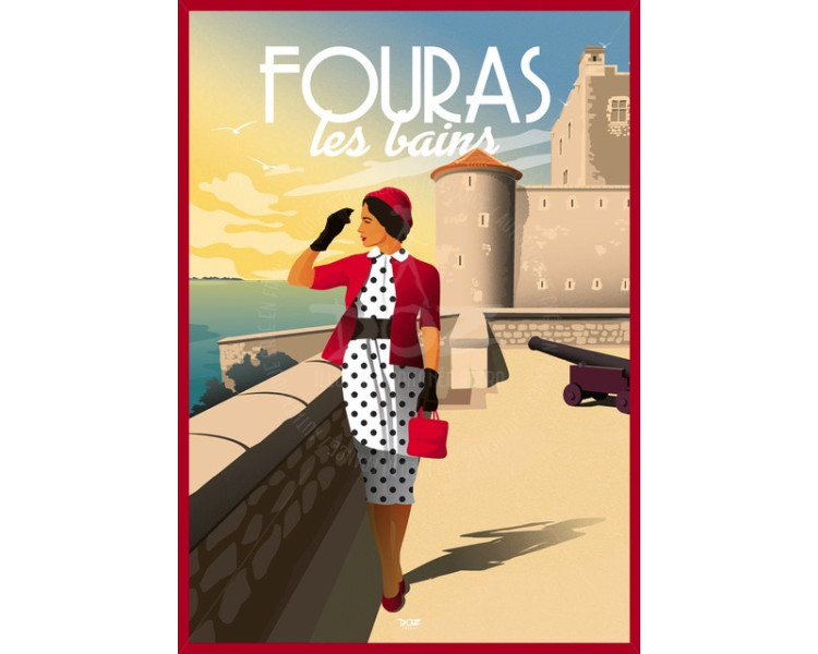 Affiche Fouras Les Bains Affiche Fouras Les Bains
