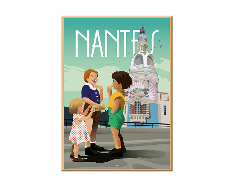 Magnet - Nantes Tour Lu et les enfants Magnet - Nantes Tour Lu et les enfants
