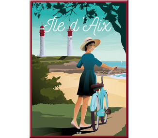 Magnet - Ile d'Aix - les phares et vélo