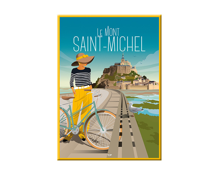 Magnet - Mont-Saint-Michel - vélo Magnet - Mont-Saint-Michel - vélo