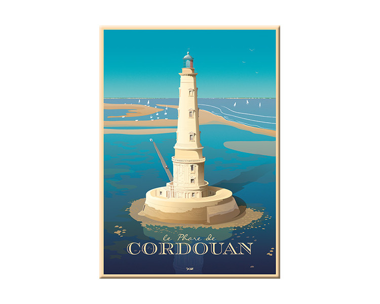 Magnet - Phare de Cordouan - banc de sable Magnet - Phare de Cordouan - banc de sable