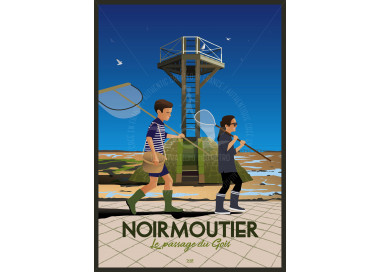 Poster DOZ Ile de Noirmoutier - The passage of Gois