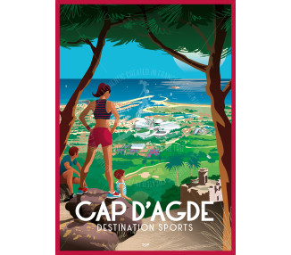 Affiche DOZ Cap d'Agde le sport