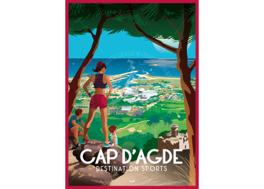 Affiche DOZ Cap d'Agde le sport