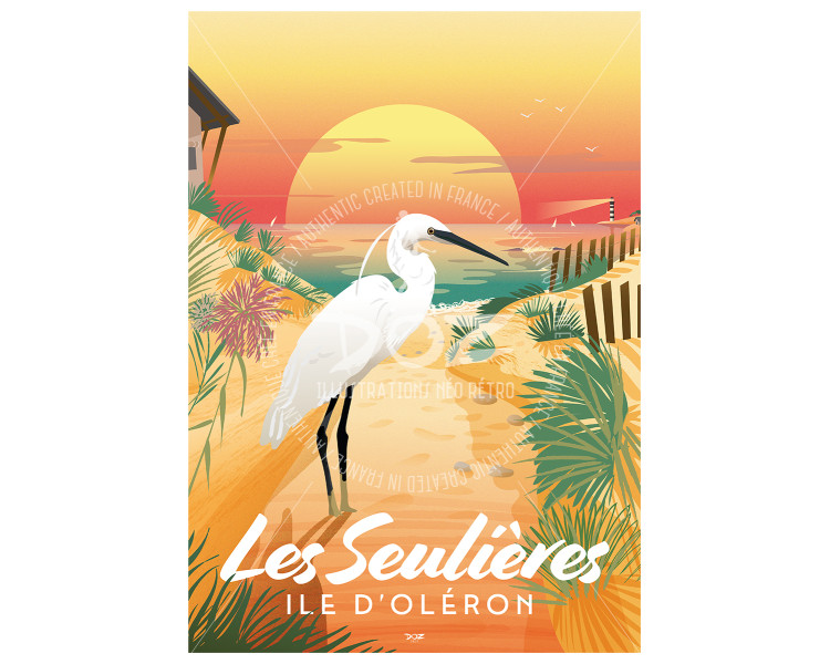 Affiche DOZ - Ile d'Oléron - Les Seulières