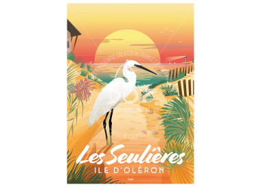 Poster DOZ - Ile d'Oléron - Les Seulières