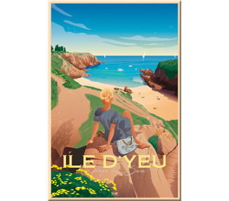 Magnet Ile d'Yeu - Plage des Soux
