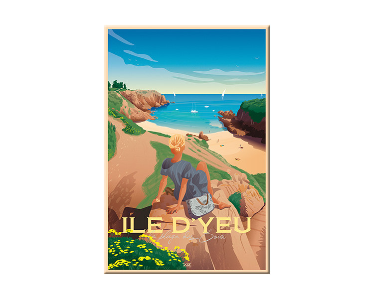 Magnet Ile d'Yeu - Plage des Soux