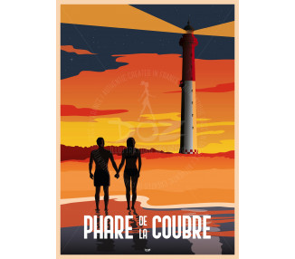 Affiche DOZ Phare de la Coubre - Nuit