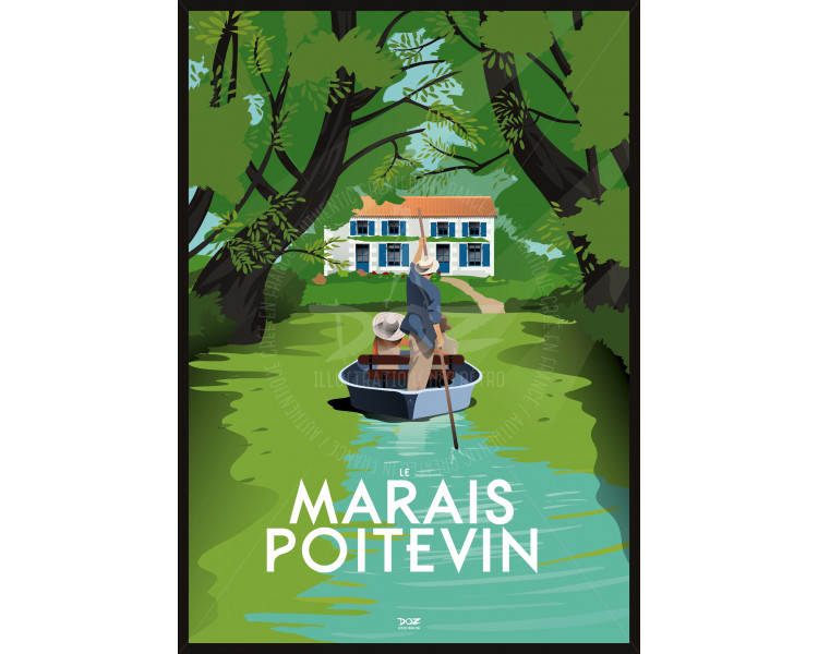 Affiche DOZ Marais Poitevin Affiche DOZ Marais Poitevin