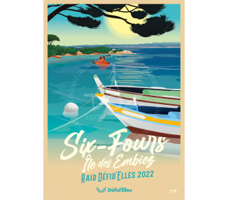 Affiche DOZ Six Fours - Île des Embiez - Raid Défid'Elles 2022