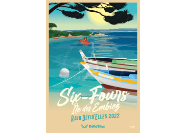 Affiche DOZ Six Fours - Île des Embiez - Raid Défid'Elles 2022