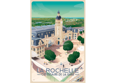 Poster DOZ La Rochelle - Centenary of the Station 1922-2022
