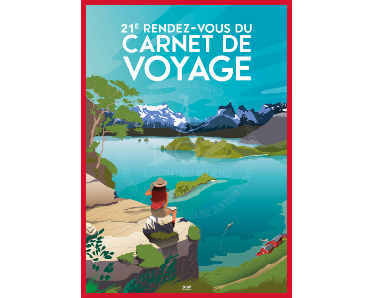 Affiche DOZ 2021 Carnet de voyages Clermont-Ferrand