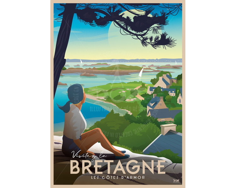 Poster DOZ Brittany - The Cotes d'Armor