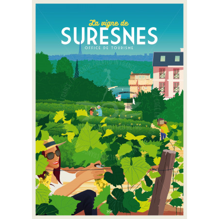 Affiche DOZ les vignes de Suresnes