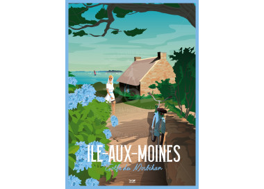 Poster DOZ Ile aux Moines Brittany