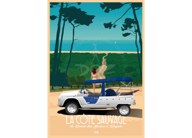 Poster DOZ La Côte Sauvage - Charente-Maritime