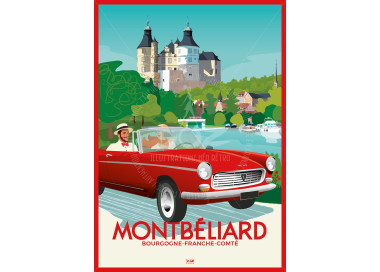 Affiche DOZ Montbéliard - Peugeot