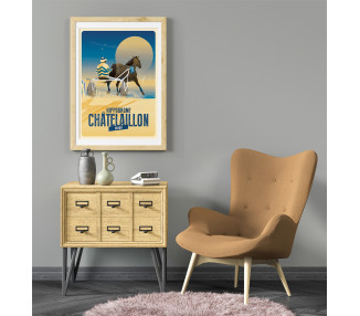Affiche DOZ Châtelaillon-Plage Hippodrome plage
