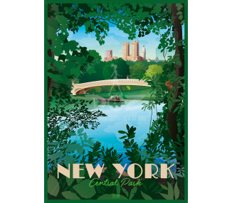 Affiche DOZ New York City - Central Park