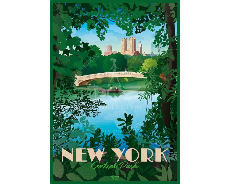 Affiche DOZ New York City - Central Park Affiche DOZ New York City - Central Park