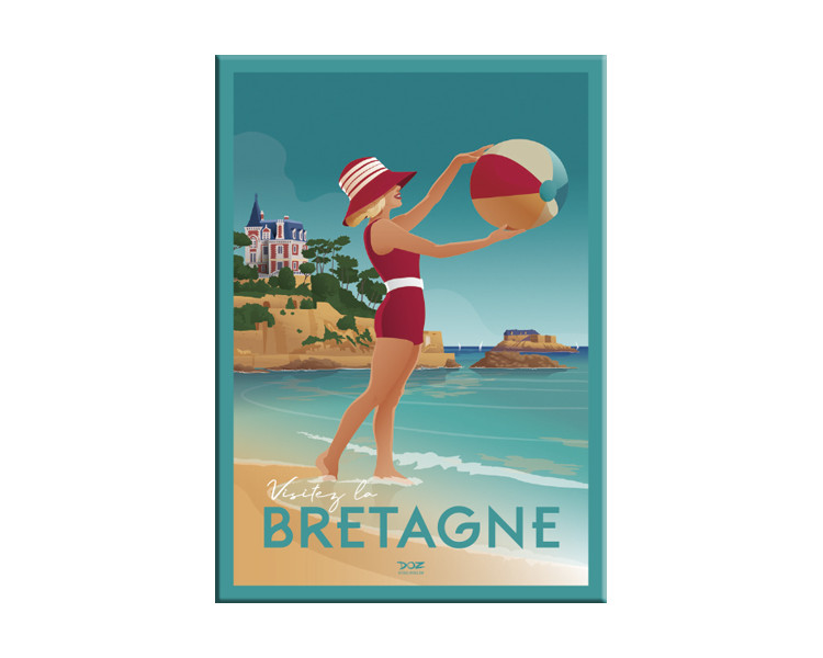Magnet - Bretagne - Fille au ballon Magnet - Bretagne - Fille au ballon